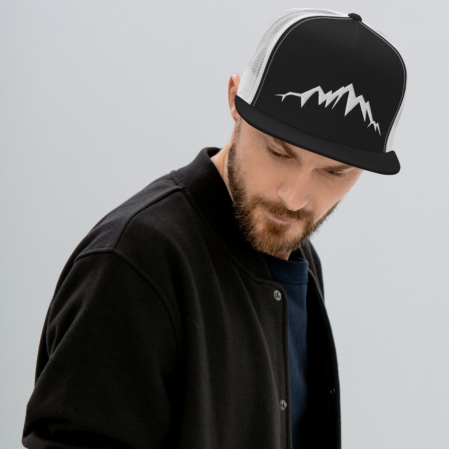 premium high quality embroidered trucker cap