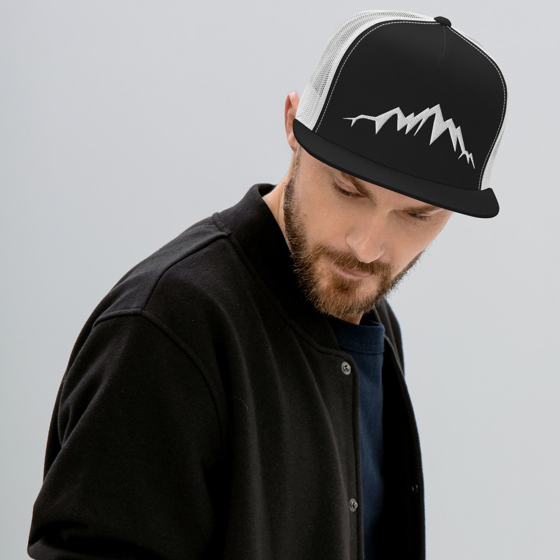 premium high quality embroidered trucker cap