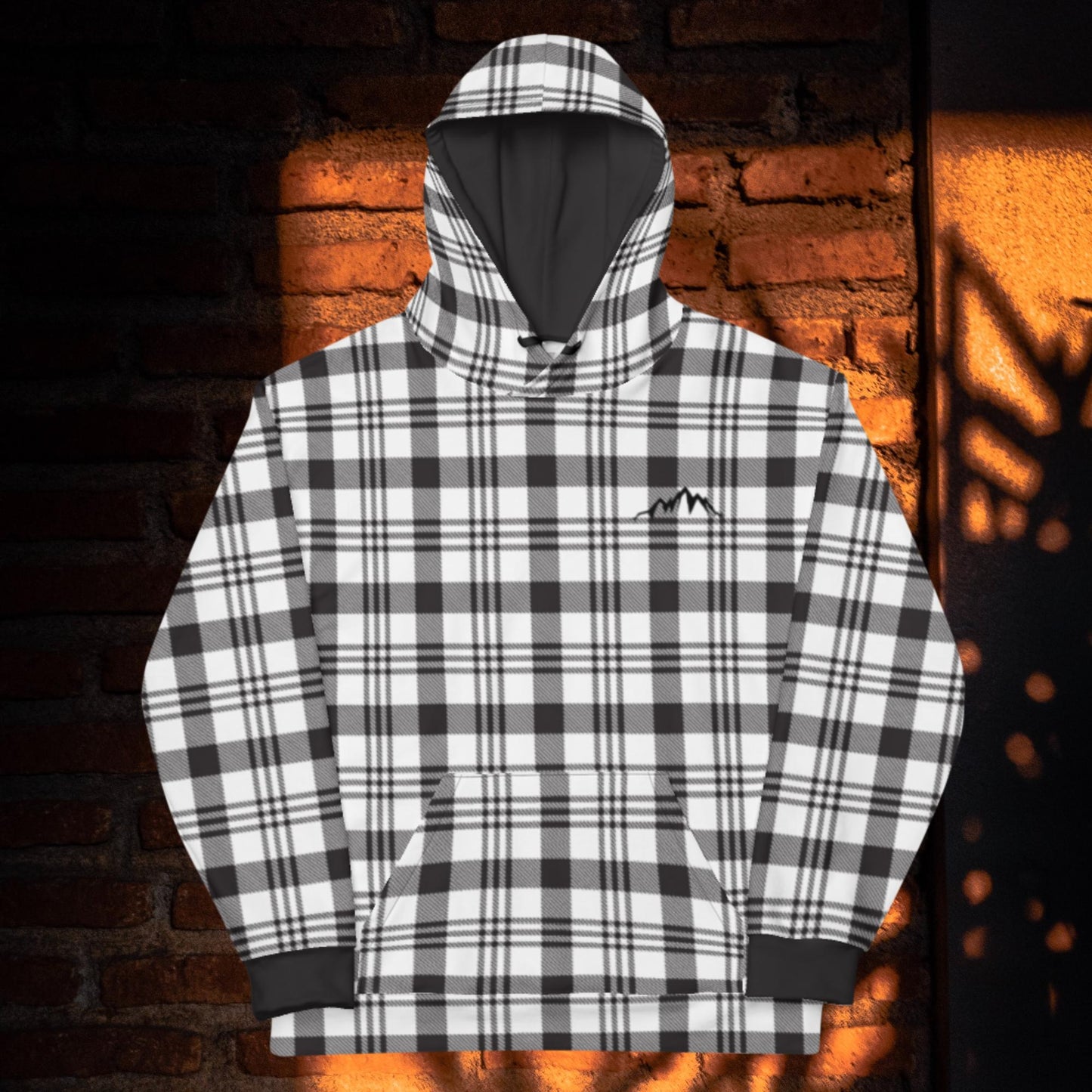hyk store premium high quality mens fashion tartan hoodie