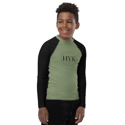 premium high quality kids rash guard longsleeve for gym or sports