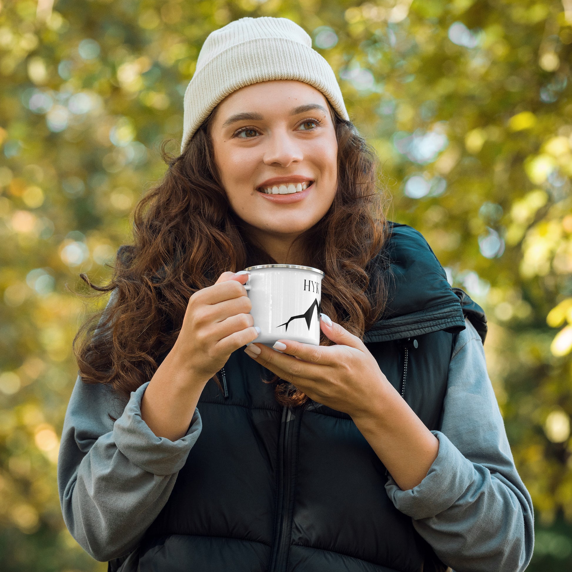 high quality enamel mug for hiking and outdoor adventure