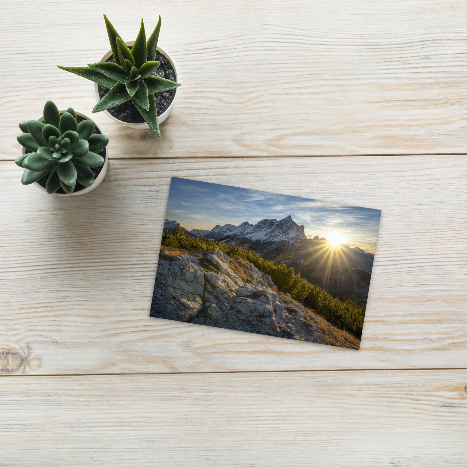 premium high quality landscape post card mountain view