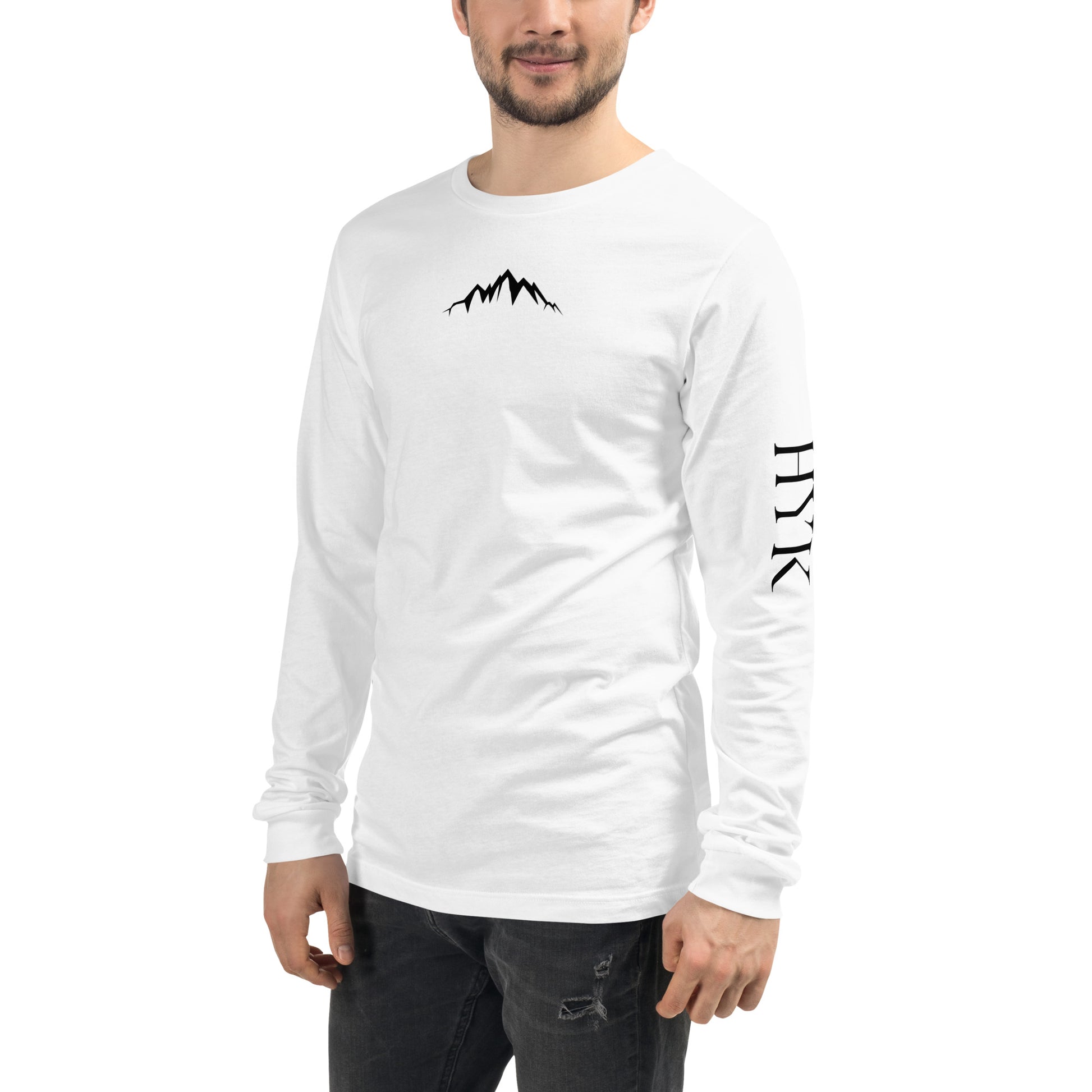 luxury long sleeve tee for indoor and outdoor activities premium cotton