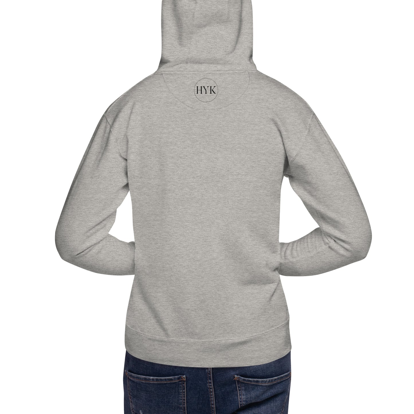 premium high quality grey hoodie organic cotton sustainable business