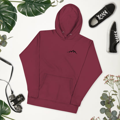 high quality premium maroon hoodie for men