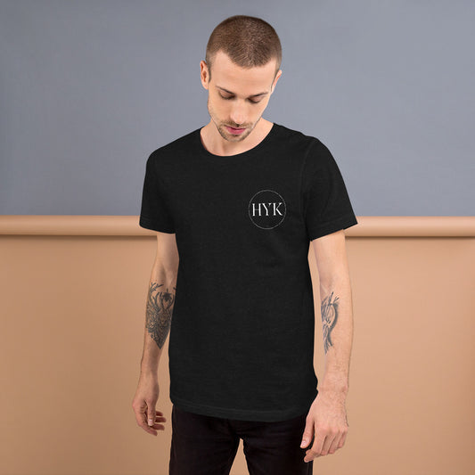 high quality black cotton t shirt for outdoors and lounge indoors