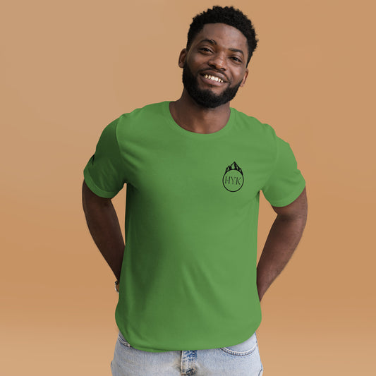best quality green t shirt for hiking and relaxing
