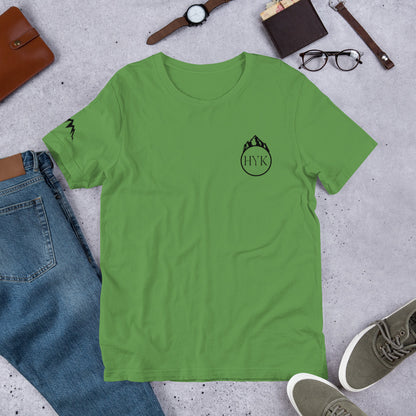 best quality green t shirt for hiking and relaxing