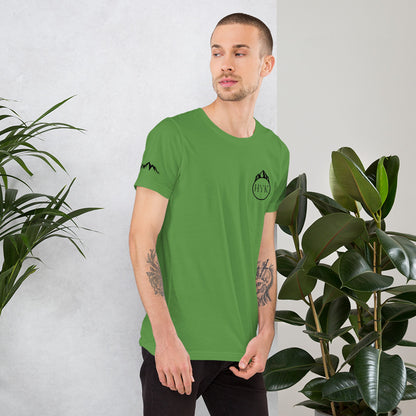 best quality green t shirt for hiking and relaxing